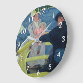 Mary Cassatt - De Boating Party Grote Klok (Hoek)