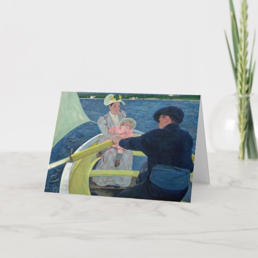 Mary Cassatt - De Boating Party Kaart (Voorkant)