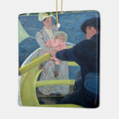 Mary Cassatt - De Boating Party Keramisch Ornament (Links)