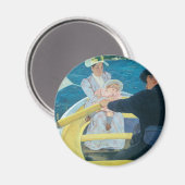 Mary Cassatt - De Boating Party Magneet (Voorkant / Achterkant)