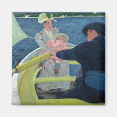 Mary Cassatt - De Boating Party Magneet (Voorkant)