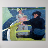 Mary Cassatt De Boating Party Poster (Voorkant)