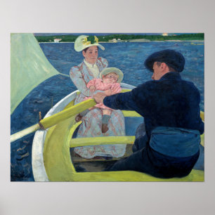 Mary Cassatt - De Boating Party Poster