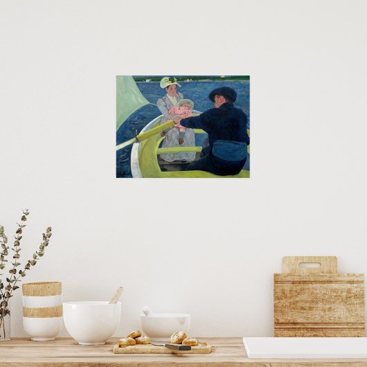 Mary Cassatt - De Boating Party Poster (Keuken)