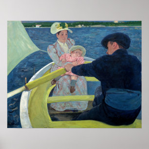 Mary Cassatt - De Boating Party Poster