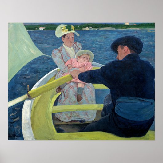 Mary Cassatt - De Boating Party Poster (Voorkant)