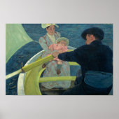 Mary Cassatt - De Boating Party Poster (Voorkant)
