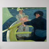 Mary Cassatt - De Boating Party Poster (Voorkant)