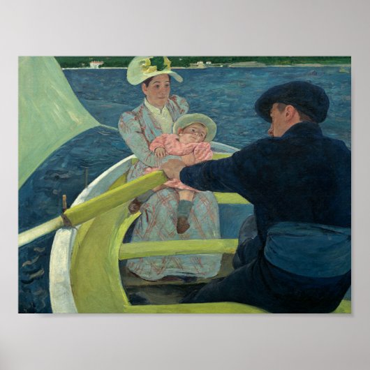 Mary Cassatt - De Boating Party Poster (Voorkant)