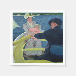 Mary Cassatt - De Boating Party Servet