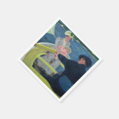 Mary Cassatt - De Boating Party Servet (Hoek)