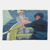 Mary Cassatt - De Boating Party Theedoek (Horizontaal)