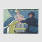 Mary Cassatt - De Boating Party Tissuepapier (Voorkant)
