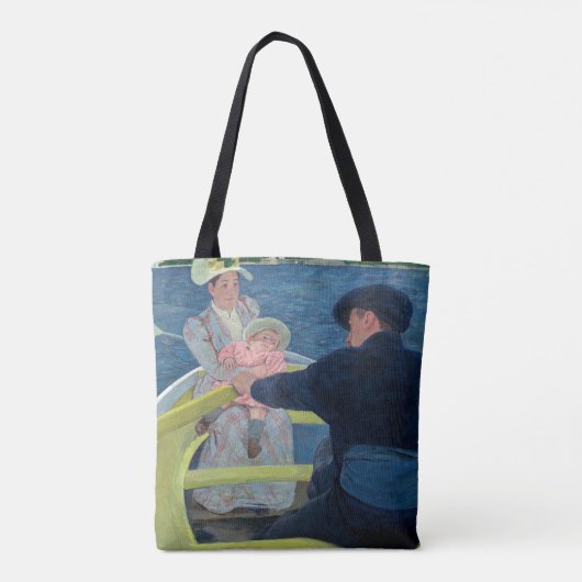 Mary Cassatt - De Boating Party Tote Bag (Achterkant)