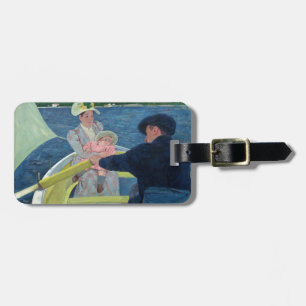 Mary Cassatt - De bootpartij Bagagelabel
