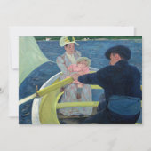 Mary Cassatt - De bootpartij Bedankkaart (Voorkant)