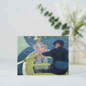 Mary Cassatt - De bootpartij Briefkaart (Staand voorkant)