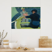 Mary Cassatt De bootpartij Impressionistische kuns Poster (Keuken)