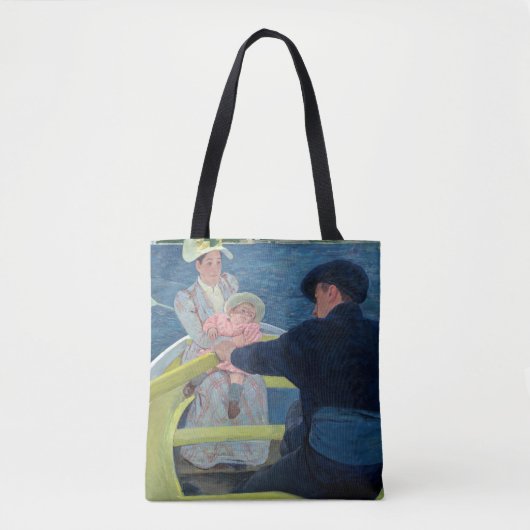 Mary Cassatt - De bootpartij Tote Bag (Voorkant)