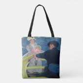 Mary Cassatt - De bootpartij Tote Bag (Achterkant)