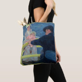 Mary Cassatt - De bootpartij Tote Bag (Dichtbij)