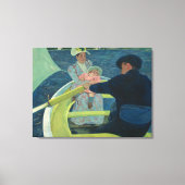 Mary Cassatt De bootreis Impressionistische Kunst Canvas Afdruk (Voorkant)