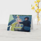Mary Cassatt - De bootreis Kaart (Gele Bloem)