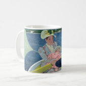 Mary Cassatt - De bootreis Koffiemok (Voorkant links)