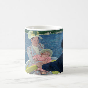 Mary Cassatt - De bootreis Koffiemok