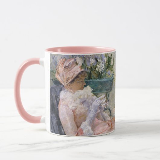 Mary Cassatt - De kop thee (Links)