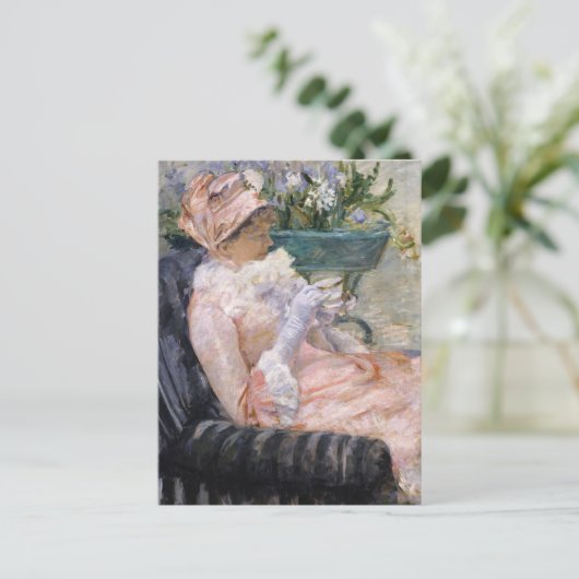 Mary Cassatt - De kop thee Briefkaart (Staand voorkant)