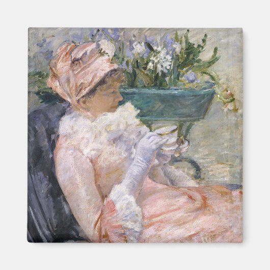 Mary Cassatt - De kop thee Magneet (Voorkant)