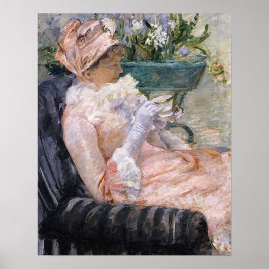 Mary Cassatt - De Kop Thee Poster (Voorkant)