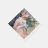 Mary Cassatt - De kop thee Servet (Hoek)