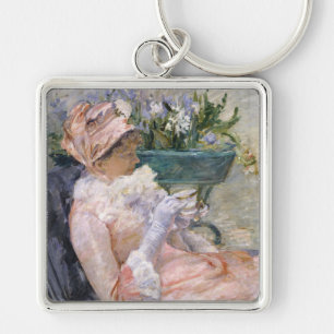Mary Cassatt - De kop thee Sleutelhanger