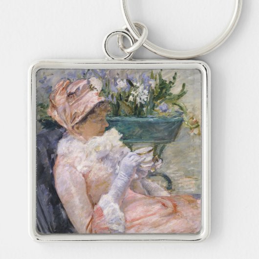 Mary Cassatt - De kop thee Sleutelhanger (Voorkant)