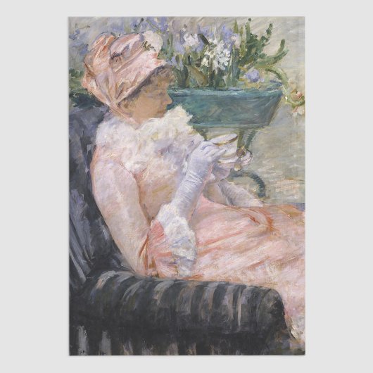 Mary Cassatt - De kop thee Tissuepapier