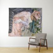 Mary Cassatt - De kop thee Wandkleed (In Situ (horizontaal))