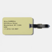 Mary Cassatt - De Loge Bagagelabel (Achterkant horizontaal)