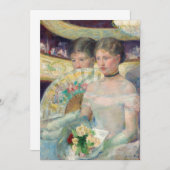 Mary Cassatt - De Loge Bedankkaart (Voorkant / Achterkant)