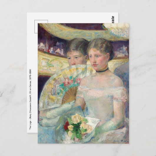 Mary Cassatt - De Loge Briefkaart (Voorkant / Achterkant)