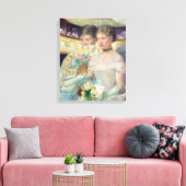 Mary Cassatt - De Loge Canvas Afdruk (Insitu (Woonkamer))