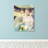 Mary Cassatt - De Loge Canvas Afdruk (Insitu (Houten vloer))