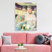 Mary Cassatt - De Loge Canvas Afdruk (Insitu (Woonkamer))