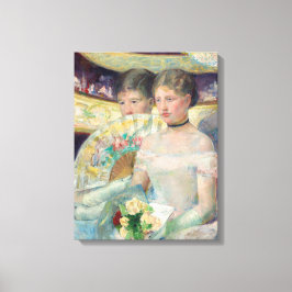 Mary Cassatt - De Loge Canvas Afdruk