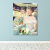 Mary Cassatt - De Loge Canvas Afdruk (Insitu (Houten vloer))