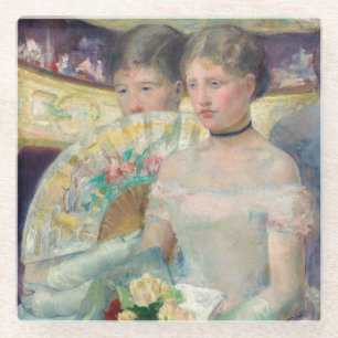 Mary Cassatt - De Loge Glazen Onderzetter