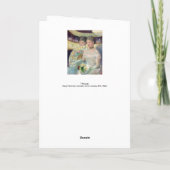 Mary Cassatt - De Loge Kaart (Achterkant)