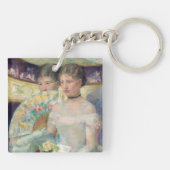 Mary Cassatt - De Loge Sleutelhanger (Achterkant)