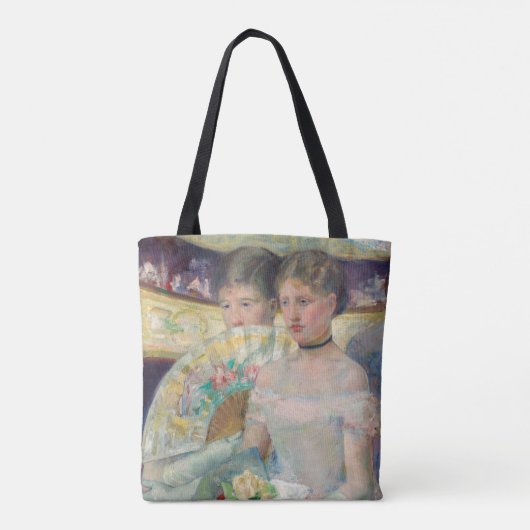 Mary Cassatt - De Loge Tote Bag (Achterkant)